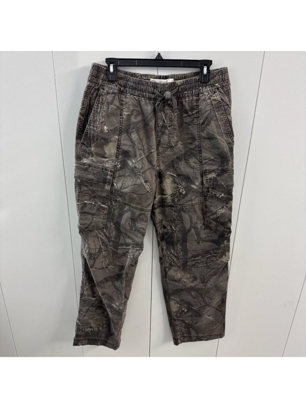 Hollister Baggy Pull-On Camo Cargo Utility Pants Camo M
